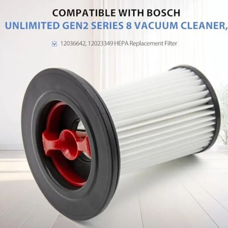 Bosch Unlimited Gen2 Series 8 Vacuum Replacement Filter 2-Pack Compatible with BKS8214W BSS825ALL Wholesale Hub