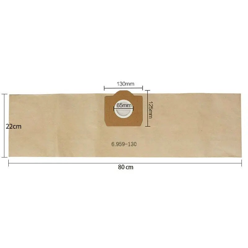 Karcher WD3 WD3P Wet and Dry Vacuum Cleaner Bags 10-Pack 6.959-130.0 A 2201/2204/2504 Replacement Paper Vacuum Bags Wholesale Hub
