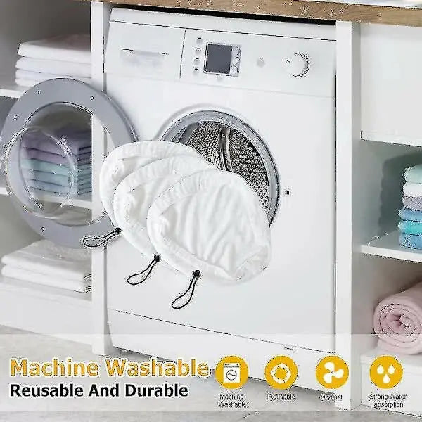 Compatible with H2O X5 Microfiber Steam Mop Pads 6-Pack Washable Replacement Wholesale Hub