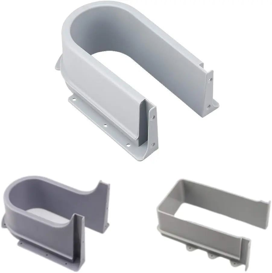 Plastic U Shape Under Sink Basin Drain Pipe Bath Cabinet Drawer Pull Out Bottom Cutout Cover Recessed U Drainage Grommet (No.3) Wholesale Hub