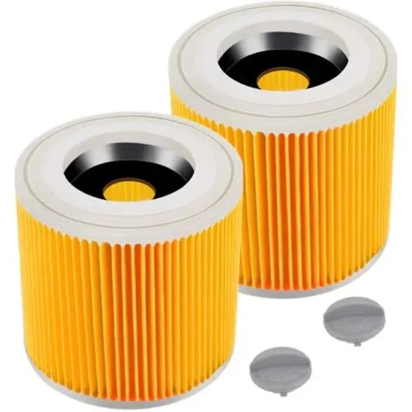 2-Pack Filter Cartridge Compatible with Kärcher WD3 Premium NT20/1 NT30/1 NT38 Vacuum Cleaners Wholesale Hub