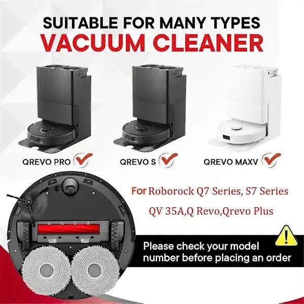 Qrevo S MaxV Pro Plus Q Series S7 Robot Vacuum Compatible Rubber Brushes 6-Pack 35A Parts Wholesale Hub