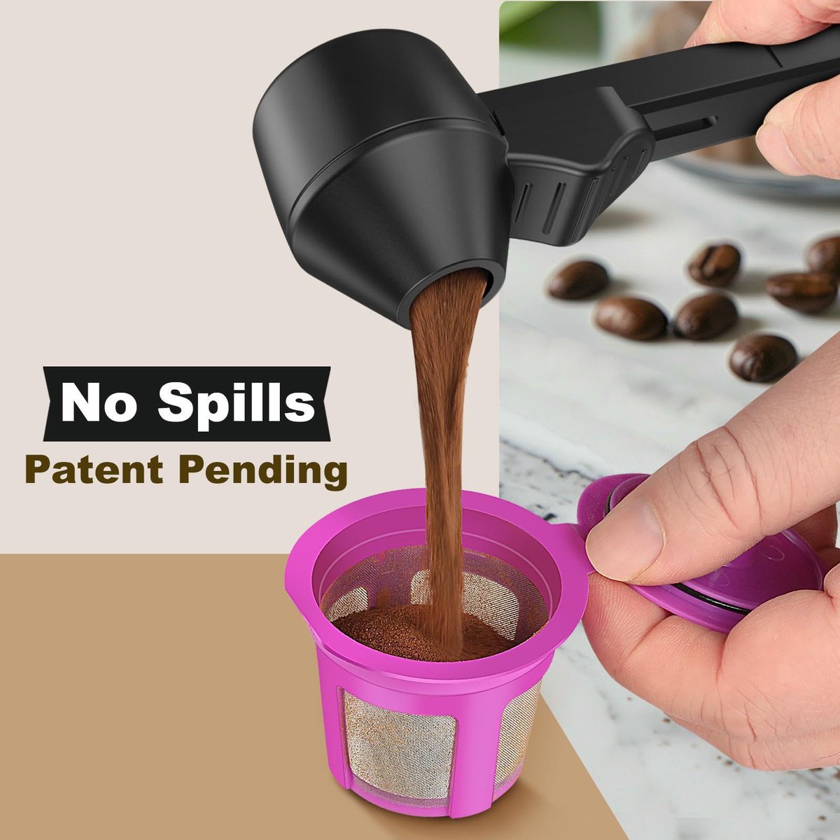 Coffee Scoop – Measuring Spoon – Coffee Accessories – Coffee Measuring Spoon | A Spoon with a Funnel – Scoops – Coffee Scoop Wholesale Hub