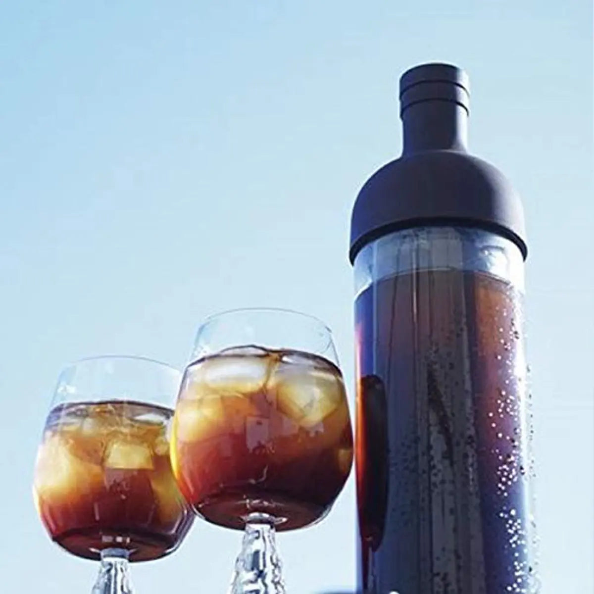 Cold Brew Coffee Pot - 1000 ml Glass Carafe with Infuser - For Iced Coffee & Iced Tea - Easy to Fill and Clean - Khaki Wholesale Hub