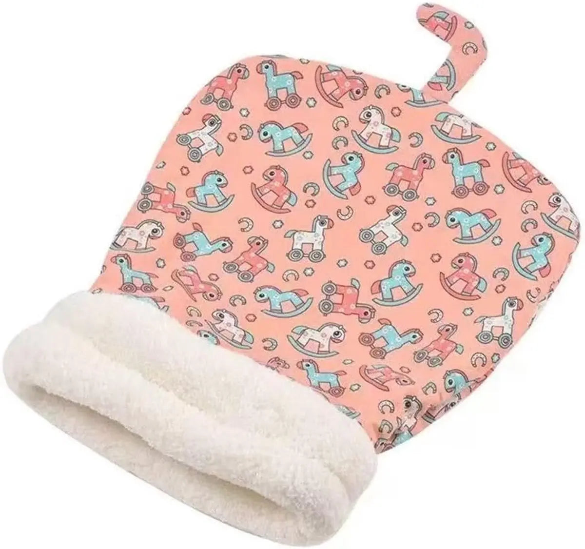 Cat Bed - Pet Sleeping Bag - Warm Pet Bed - Winter Cat House - Suitable for Indoor Use - Comfortable and Sheltered - Give Your Pet a Warm Hideaway (Pink, One Size) Wholesale Hub