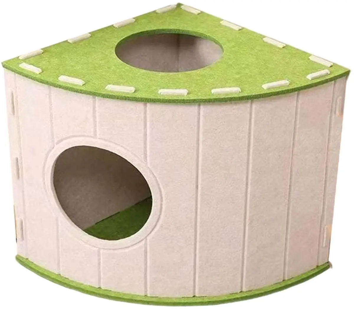 Cat House - Cat Basket - Cat Den - Felt-Shaped Cat Bed - Suitable for All Seasons - Warm | Scratch-Resistant - Pet Bed | Deep Sleeping Bed - Beige Wholesale Hub