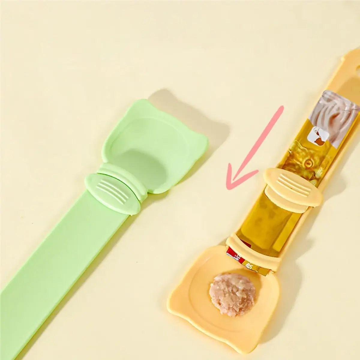 spoon for cats - Squeeze spoon for cat food - Feeding spoon for cat treats - Feeding spoon for wet food - Lick spoon for liquid cat food - Set of 3 Wholesale Hub
