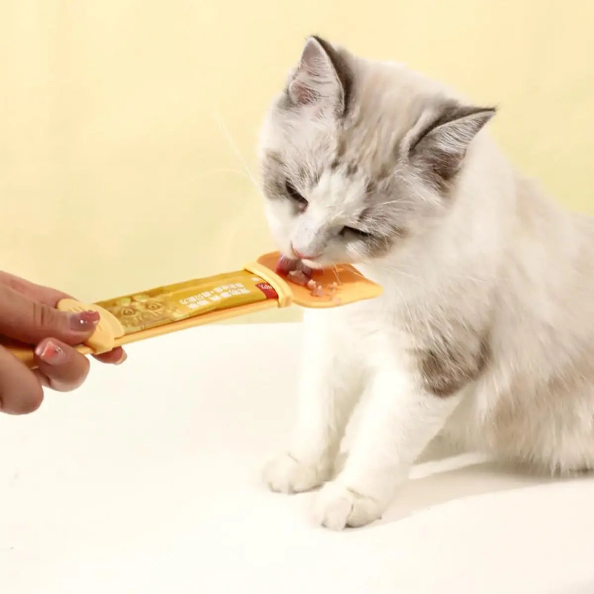 spoon for cats - Squeeze spoon for cat food - Feeding spoon for cat treats - Feeding spoon for wet food - Lick spoon for liquid cat food - Set of 3 Wholesale Hub