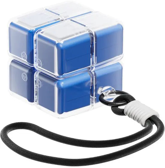 Medicine box - 7-day medicine box - Weekly pill box - Portable pill box for travel - Easy to open - 8 compartments - For storing vitamins and medicines - Blue Wholesale Hub