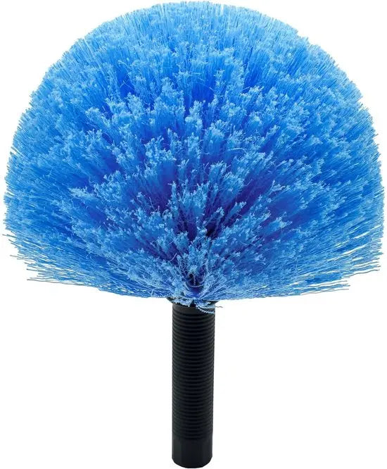 Dust brush head - 8" diameter blue screw head for spider web vacuum cleaners Wholesale Hub