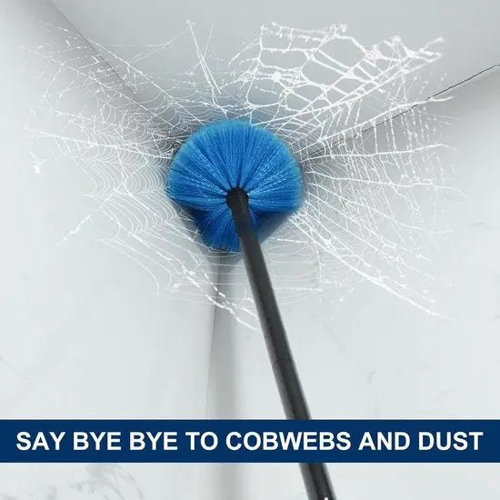 Dust brush head - 8" diameter blue screw head for spider web vacuum cleaners Wholesale Hub