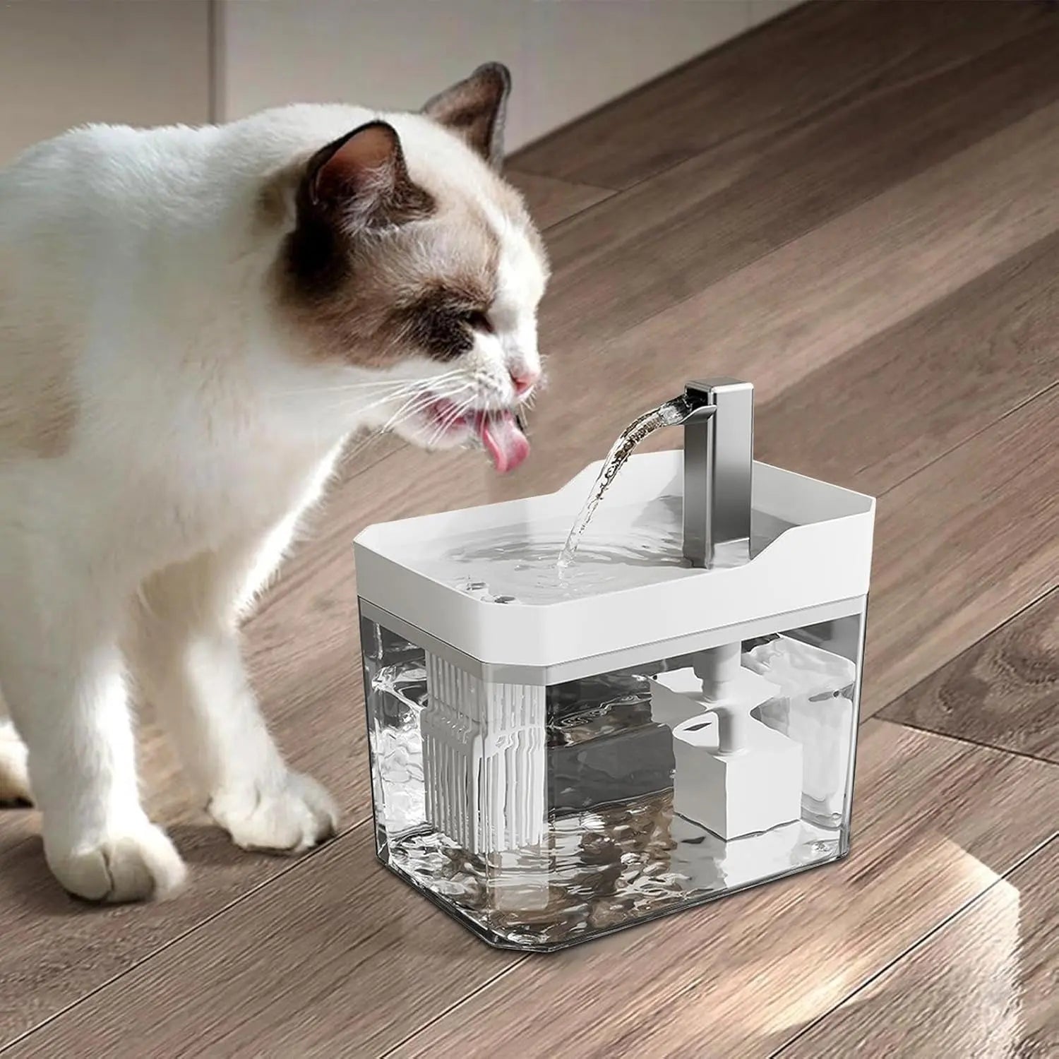 Pet Drinking Fountain - Large Capacity - Removable - 1pc Wholesale Hub