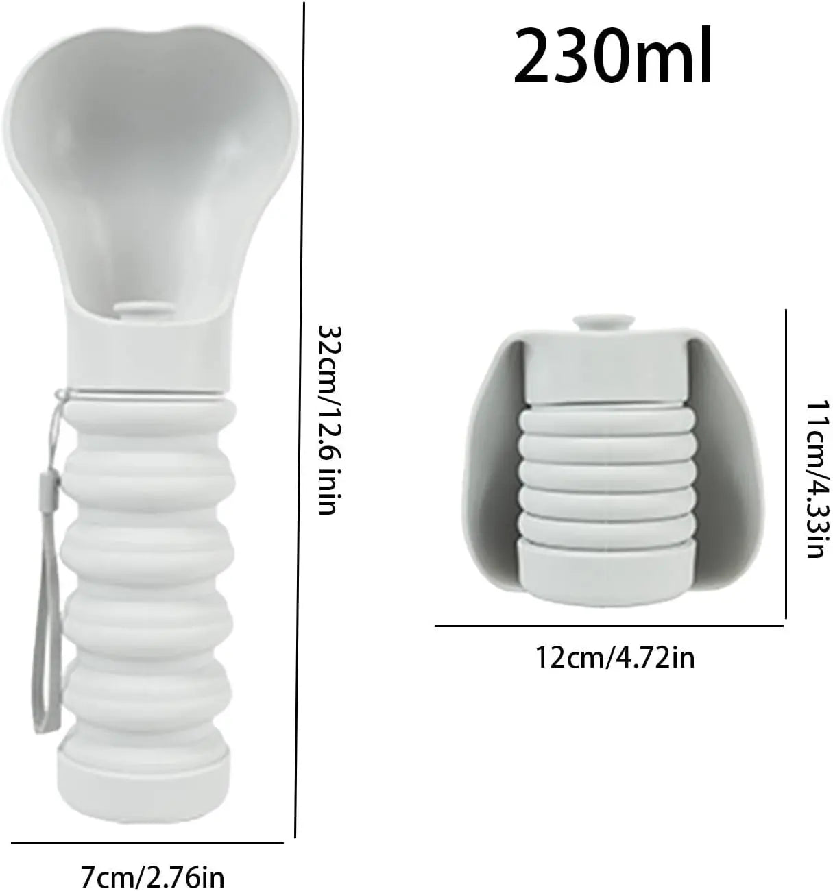 Pet Drinking Fountain - Foldable - Portable - Outdoor - 1pc Wholesale Hub