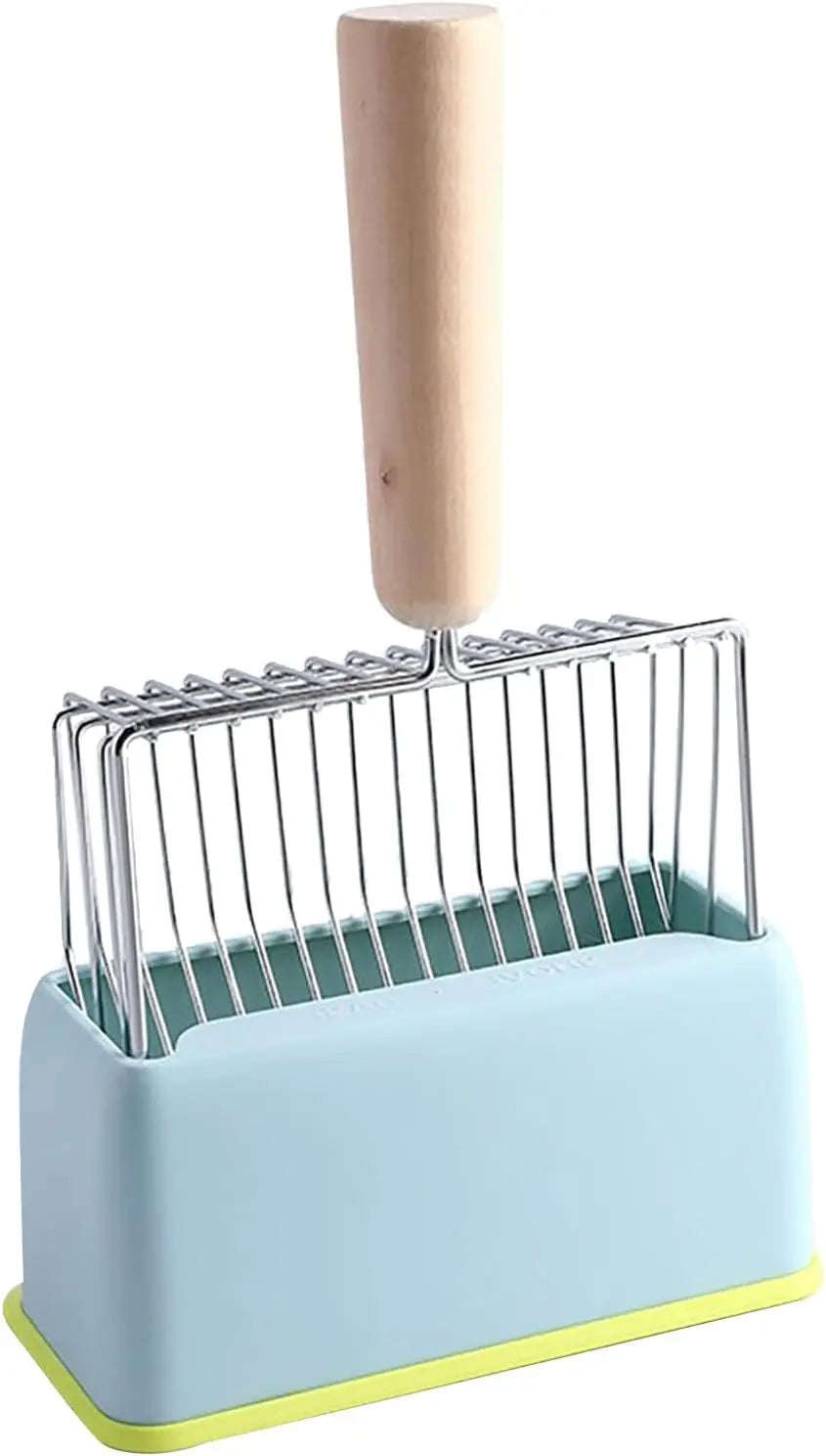 Cat Litter Scoop - Metal Scoop for Large Cats - with Foot - Living Room - Blue - 1 Pack Wholesale Hub