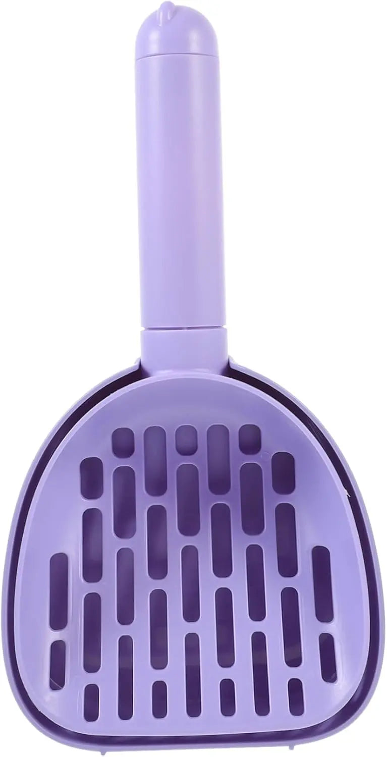 Cat Litter Scoop - Multifunctional - With Foot - Poop Picker - Purple - 1 Pack Wholesale Hub
