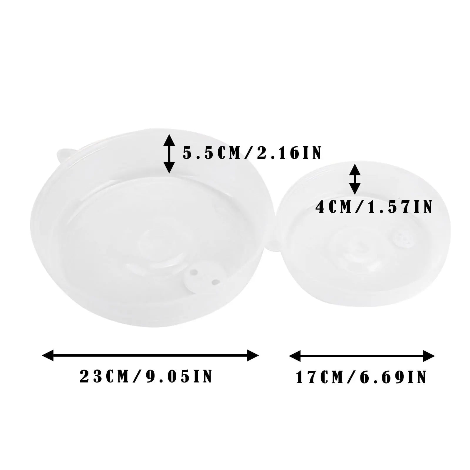 Microwave Cover Clearance! 2pcs Plastic Microwave Cover, Clear Microwave Cover, Clear Steam Vent Splatter Lid Food Dish, Microwave Covers For Food Splatter, Microwave Cover Lid Wholesale Hub