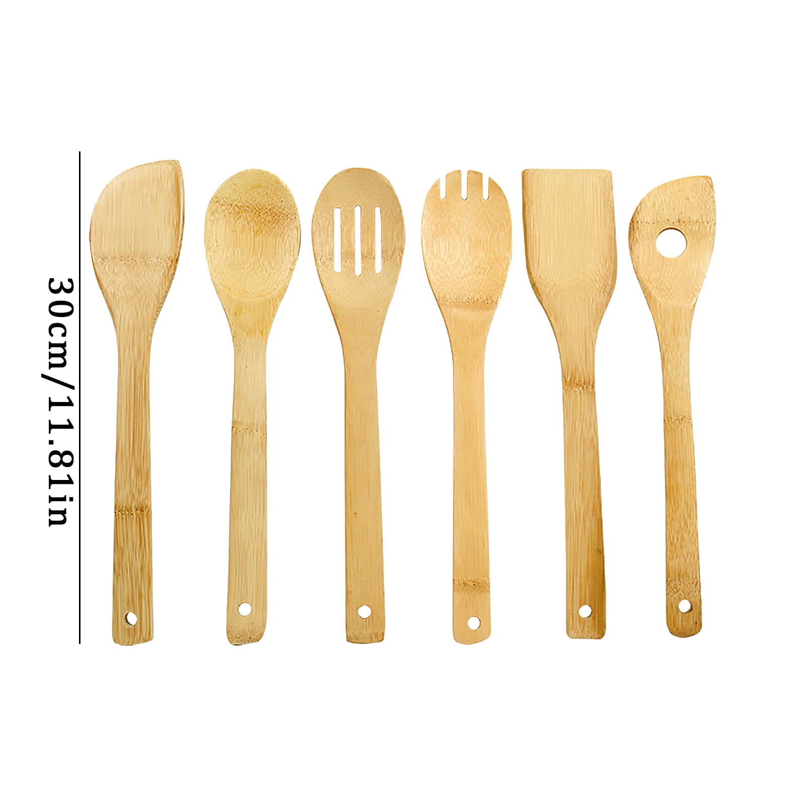 Clearance!! Wooden Spurtle Teak Spurtles Kitchen Tools Wooden Spatula for Cooking Wood Utensils Non Stick Cookware for Serving Stirring Mixing Scraping Scooping Cooking Utensil Z_Khaki Wholesale Hub