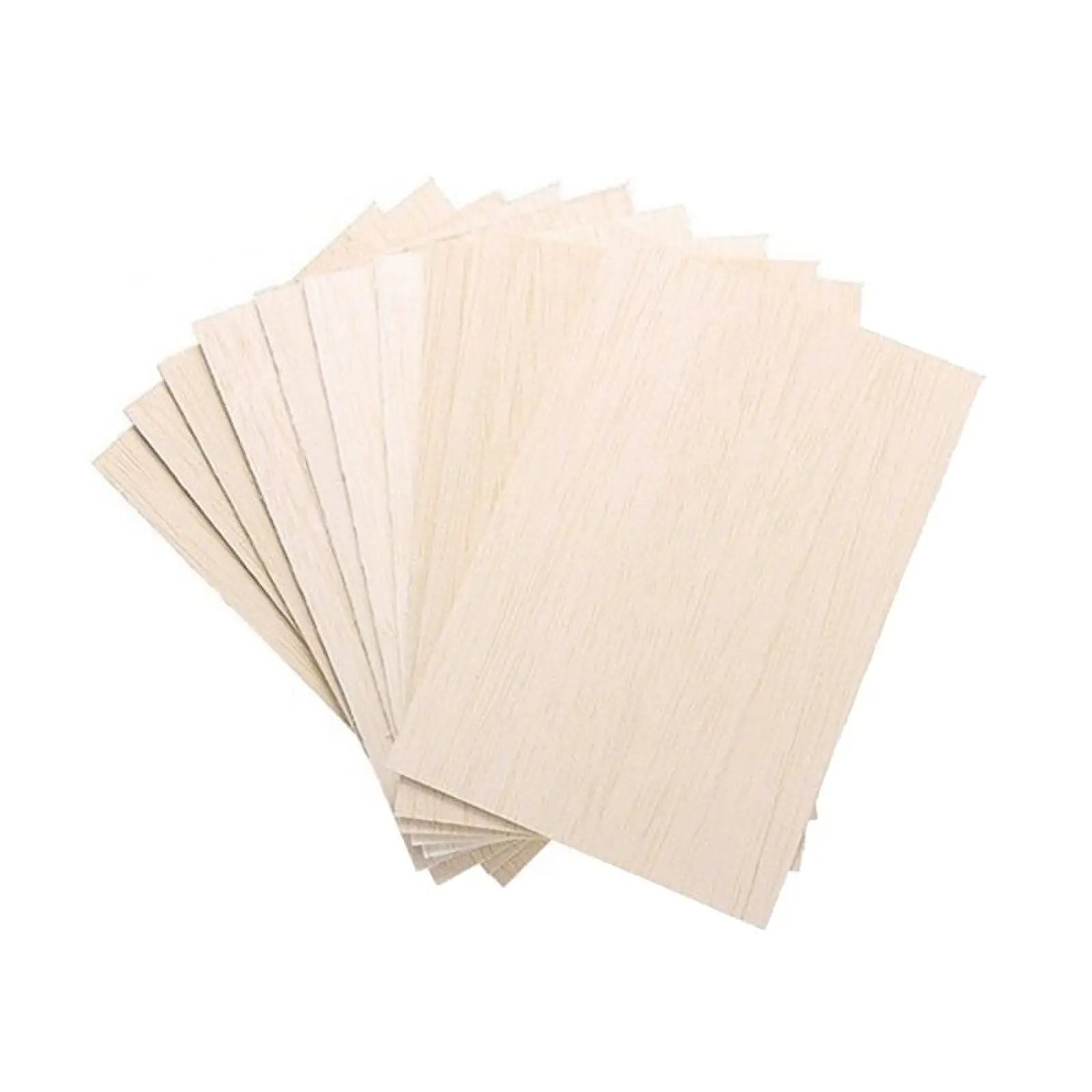 10 Pack Unfinished Wood Sheets,Balsa Thin Board for House Aircraft Ship Boat Arts and Crafts,DIY Ornaments Wholesale Hub