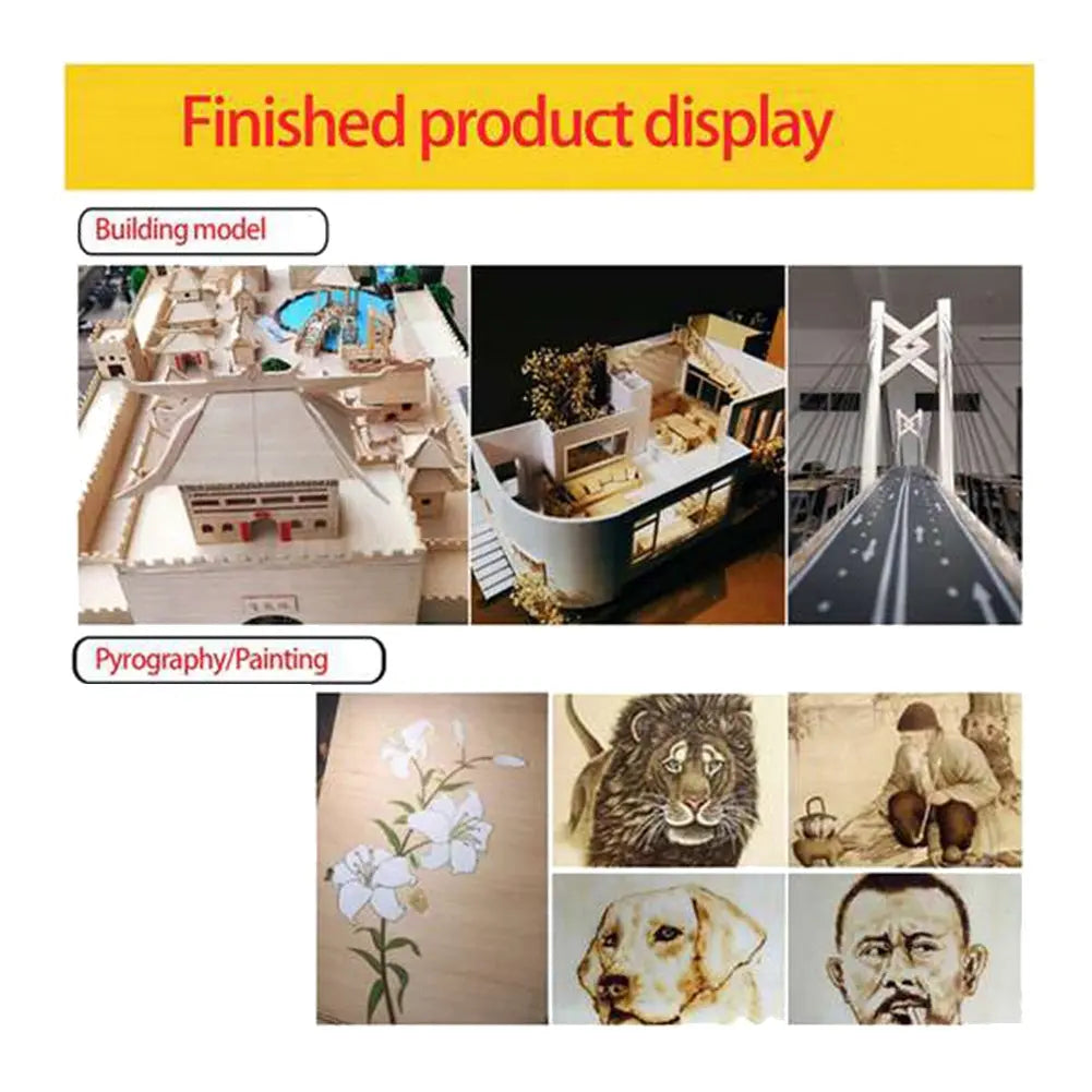 10 Pack Unfinished Wood Sheets,Balsa Thin Board for House Aircraft Ship Boat Arts and Crafts,DIY Ornaments Wholesale Hub
