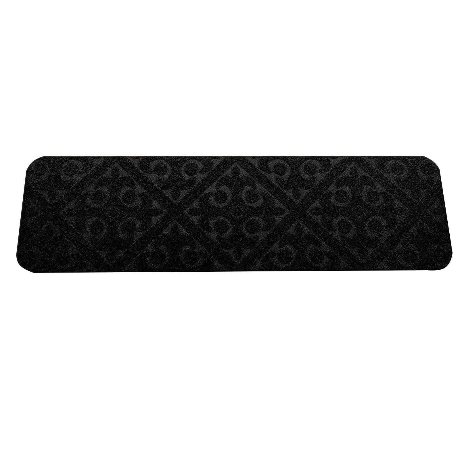 PALIFEUR Stair Treads for Wooden Steps, Soft Stair Treads, 8 x 30 Inch Reusable Carpet Stair Treads, Washable Stair Runners for Wooden Steps Non Slip Stair Rugs Black Wholesale Hub
