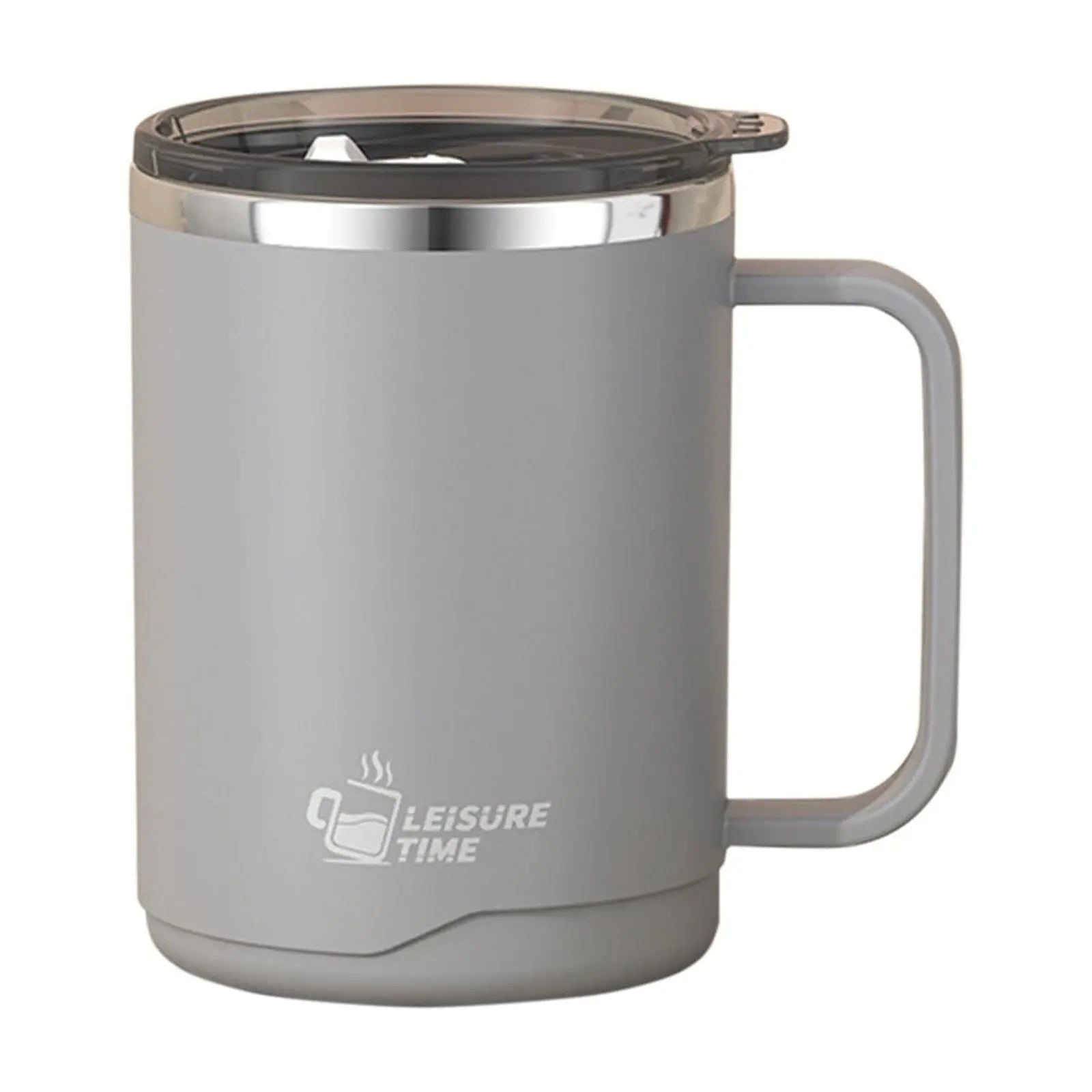 Insulated Coffee Mug with Handle & Lid - 17oz Stainless Steel Travel Tumbler, Double Wall Vacuum (Black) by PALIFEUR 02_【Limited Time Offer】 Upgraded Double-Wall Insulated Coffee Mug Wholesale Hub