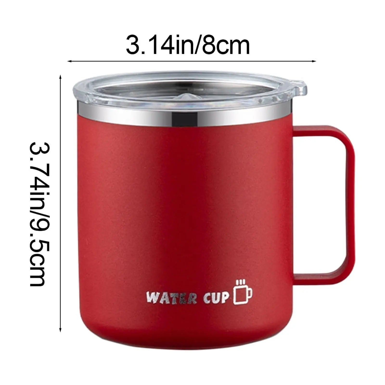 Insulated Coffee Mug with Handle & Lid - 17oz Stainless Steel Travel Tumbler, Double Wall Vacuum (Black) by PALIFEUR 08_【Leak-Proof Upgrade】 360° Spill-Proof Sealed Coffee Mug Wholesale Hub