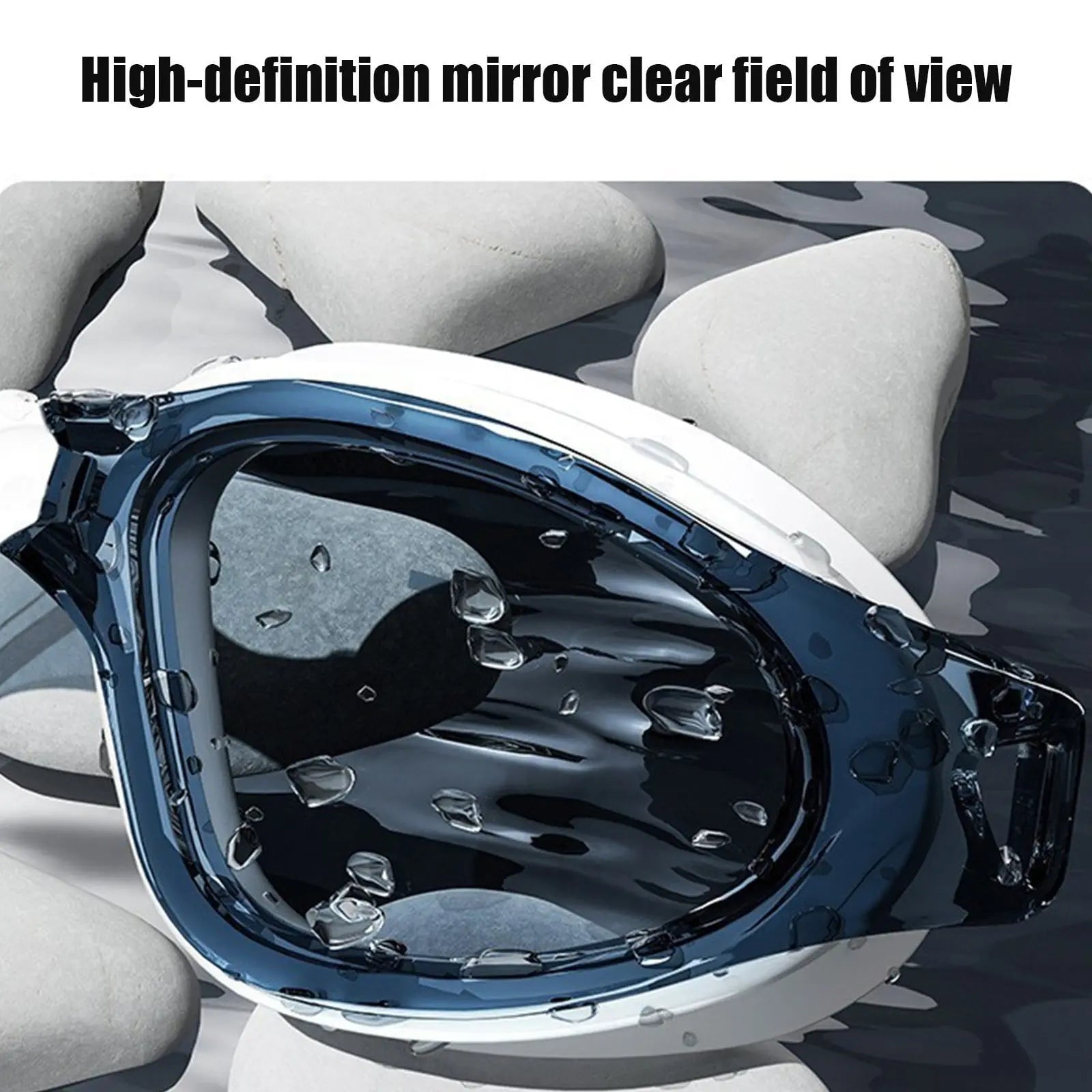 Large Frame Swim Goggles for Adults - Electroplated Anti-Fog HD Myopia Swimming Goggles with Adjustable Nose Cover, Leak-Proof Seal for Men & Women, Pool & Open Water by PALIFEUR 02_HD Vision Swimming Goggles with Nose Cover_B Wholesale Hub