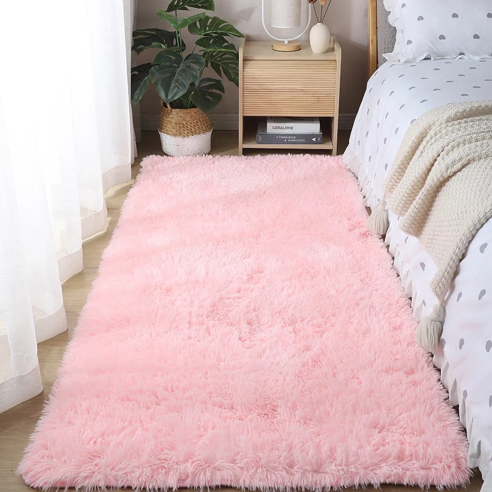 Under $20 Tyidzon Rugs for Bedroom Ultra Soft Modern Area Rug Living Room Rug, Rug Home Room Plush Carpet Decor Bedroom Rugs Pink Wholesale Hub