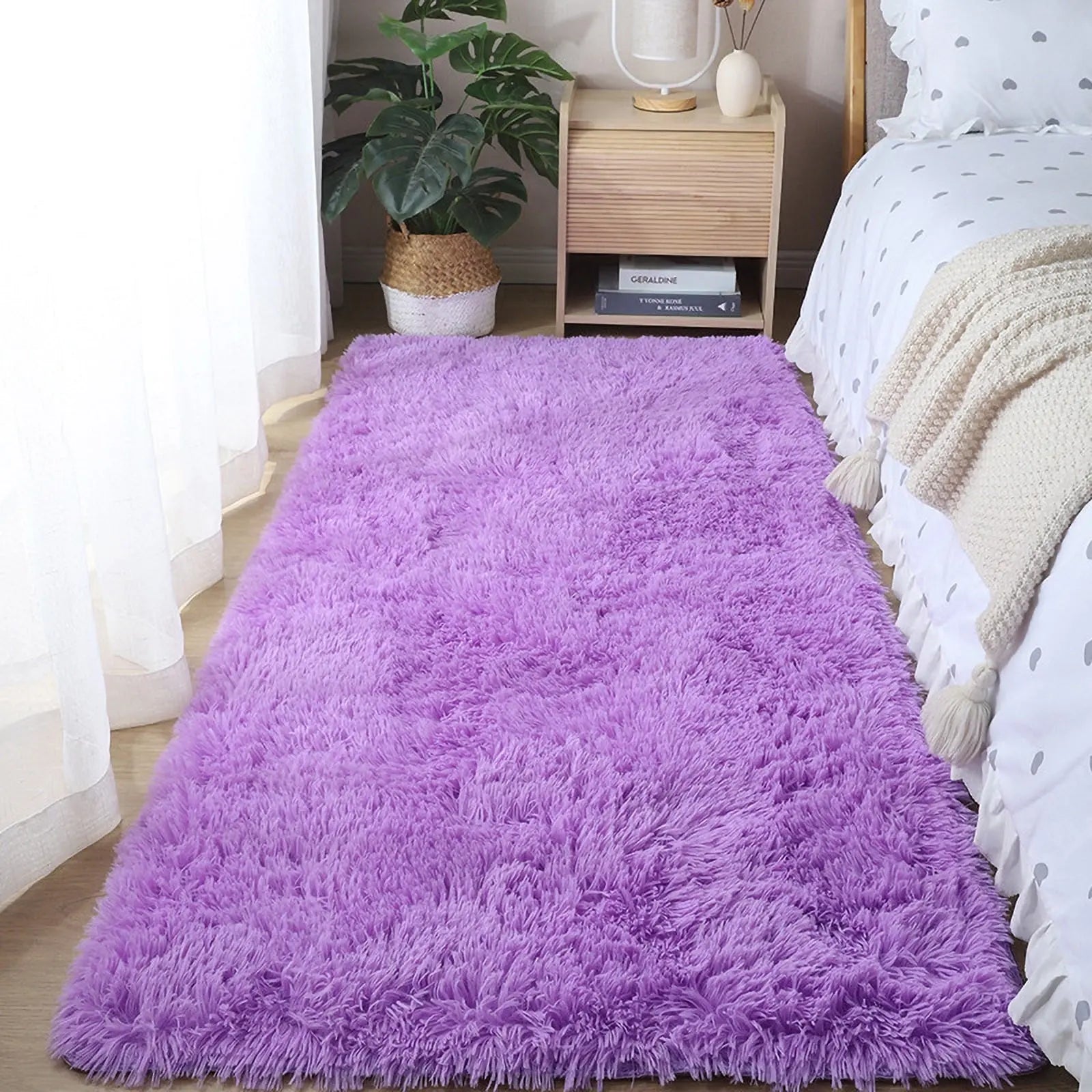 Under $20 Tyidzon Rugs for Bedroom Ultra Soft Modern Area Rug Living Room Rug, Rug Home Room Plush Carpet Decor Bedroom Rugs Purple Wholesale Hub