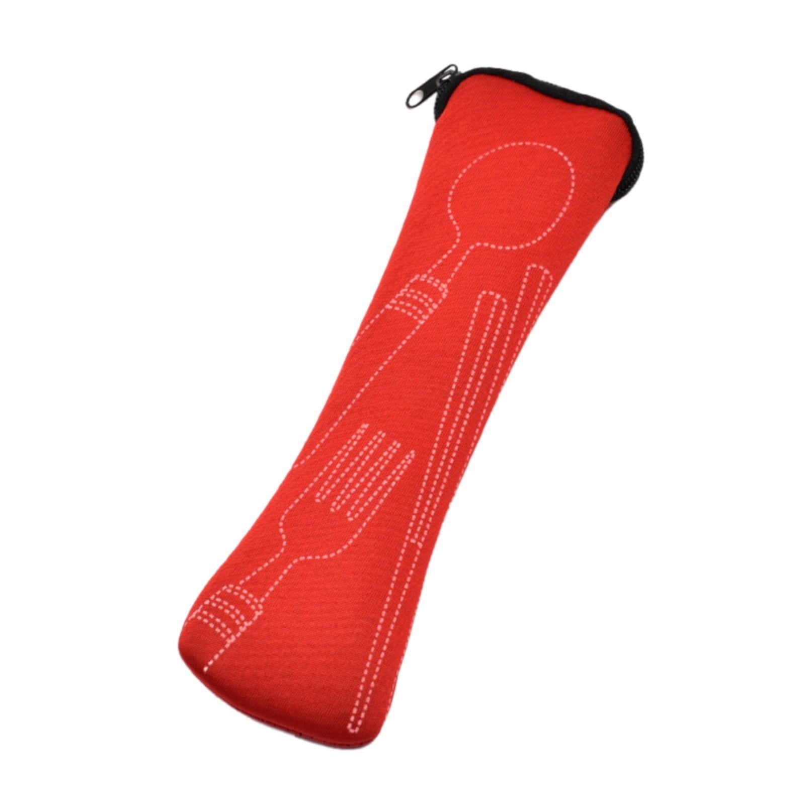 Face and Storage Bags Clearance! JWDX Portable Cutlery Storage Bag Blue, Zipper Tableware Bag Portable Wear Fabric Tableware Spoon Fork Storage Pouch(Not Included Tableware) Red Wholesale Hub