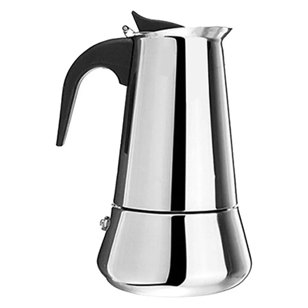 Clearance! Eguiwyn Coffee Maker (2 Cup Capacity) Stainless Steel Mocha Espresso Latte Percolator Stove Top Coffee Maker Pot Too 18.5x11 Silver Wholesale Hub