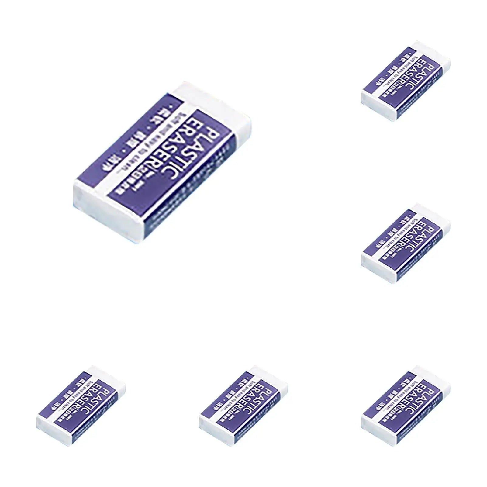 JWDX Hot Clearance! Stationery 2B Eraser stǔdənt Chǐ-ldrən Eraser Art Sketch Painting Pencil Eraser Learning Stationery, 6 Erasers Stationery 2B eraser Small S*6 Wholesale Hub