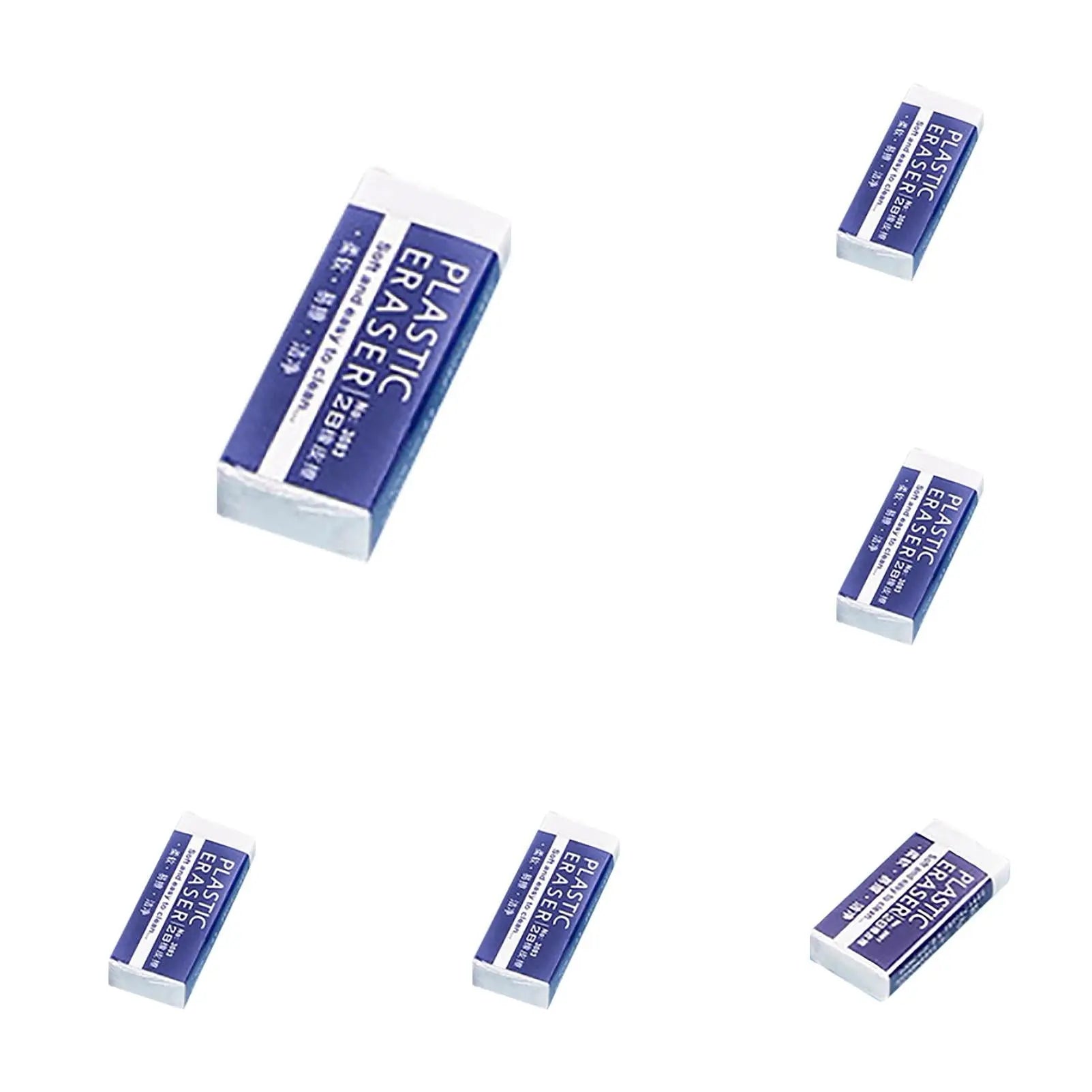 JWDX Hot Clearance! Stationery 2B Eraser stǔdənt Chǐ-ldrən Eraser Art Sketch Painting Pencil Eraser Learning Stationery, 5 Large Erasers + 5 Small Erasers Stationery 2B eraser L+S S*5+L*5 Wholesale Hub