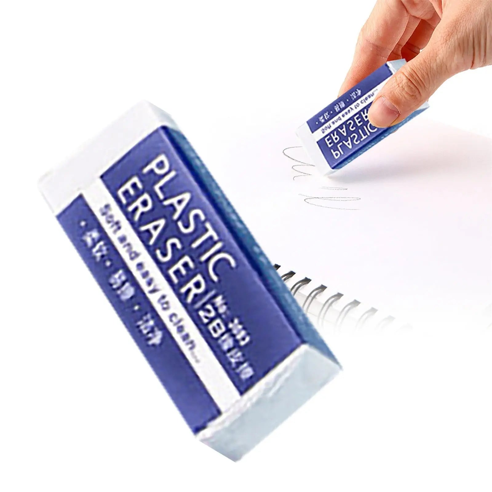JWDX Hot Clearance! Stationery 2B Eraser stǔdənt Chǐ-ldrən Eraser Art Sketch Painting Pencil Eraser Learning Stationery, 5 Large Erasers + 5 Small Erasers Stationery 2B eraser L+S S*5+L*5 Wholesale Hub
