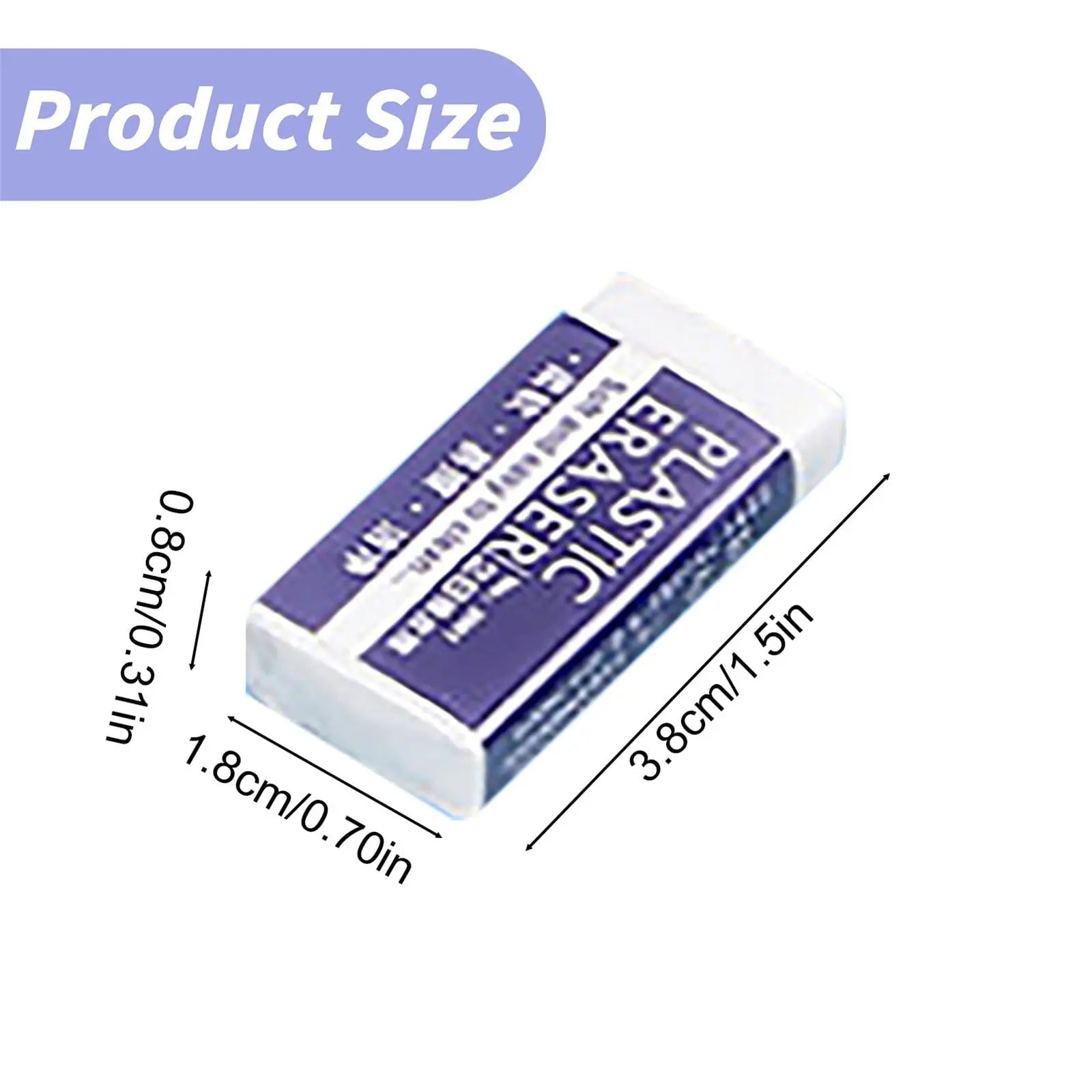JWDX Hot Clearance! Stationery 2B Eraser stǔdənt Chǐ-ldrən Eraser Art Sketch Painting Pencil Eraser Learning Stationery, 5 Large Erasers + 5 Small Erasers Stationery 2B eraser L+S S*5+L*5 Wholesale Hub