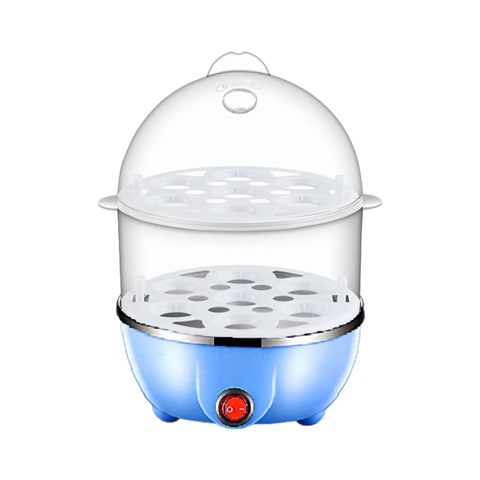 JWDX Egg Steamer Clearance! Eggs Cooker Double Breakfast Machine Stainless Steel Multi Function Steamer, Cooking Molds Promotion Include 1*Egg Steamer Blue Wholesale Hub
