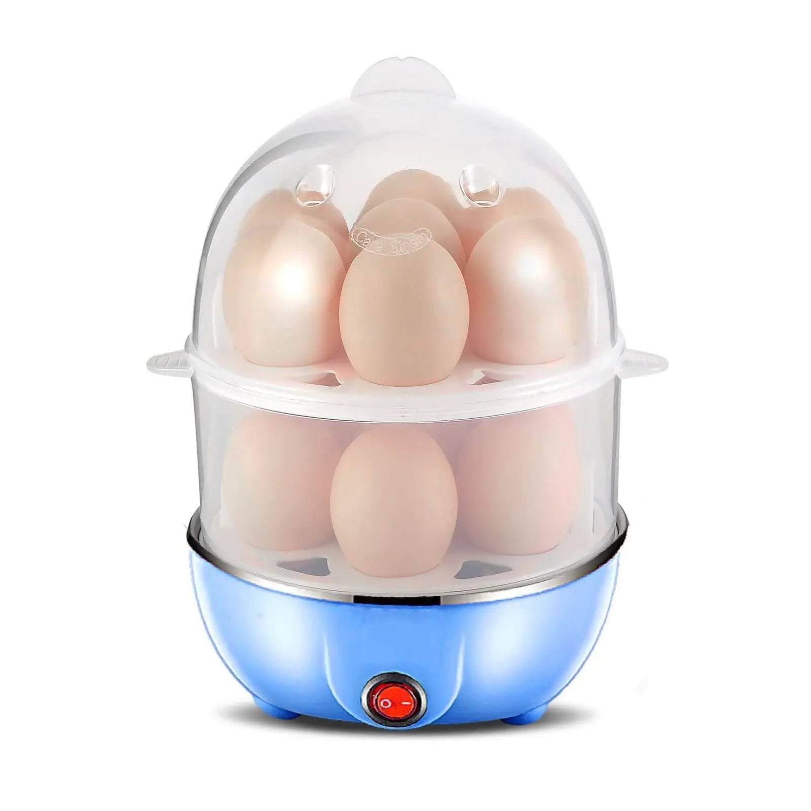 JWDX Egg Steamer Clearance! Eggs Cooker Double Breakfast Machine Stainless Steel Multi Function Steamer, Cooking Molds Promotion Include 1*Egg Steamer Blue Wholesale Hub