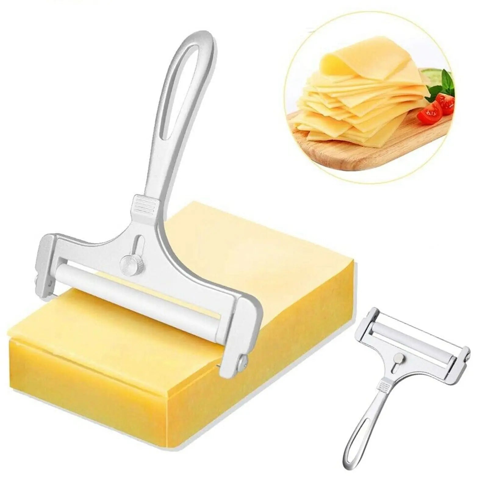PLGEBR Home Decor Cutter Wire Stainless Steel Cheese Grater Peeler Cheese Slicers Kitchen Gadgets As Shown Wholesale Hub