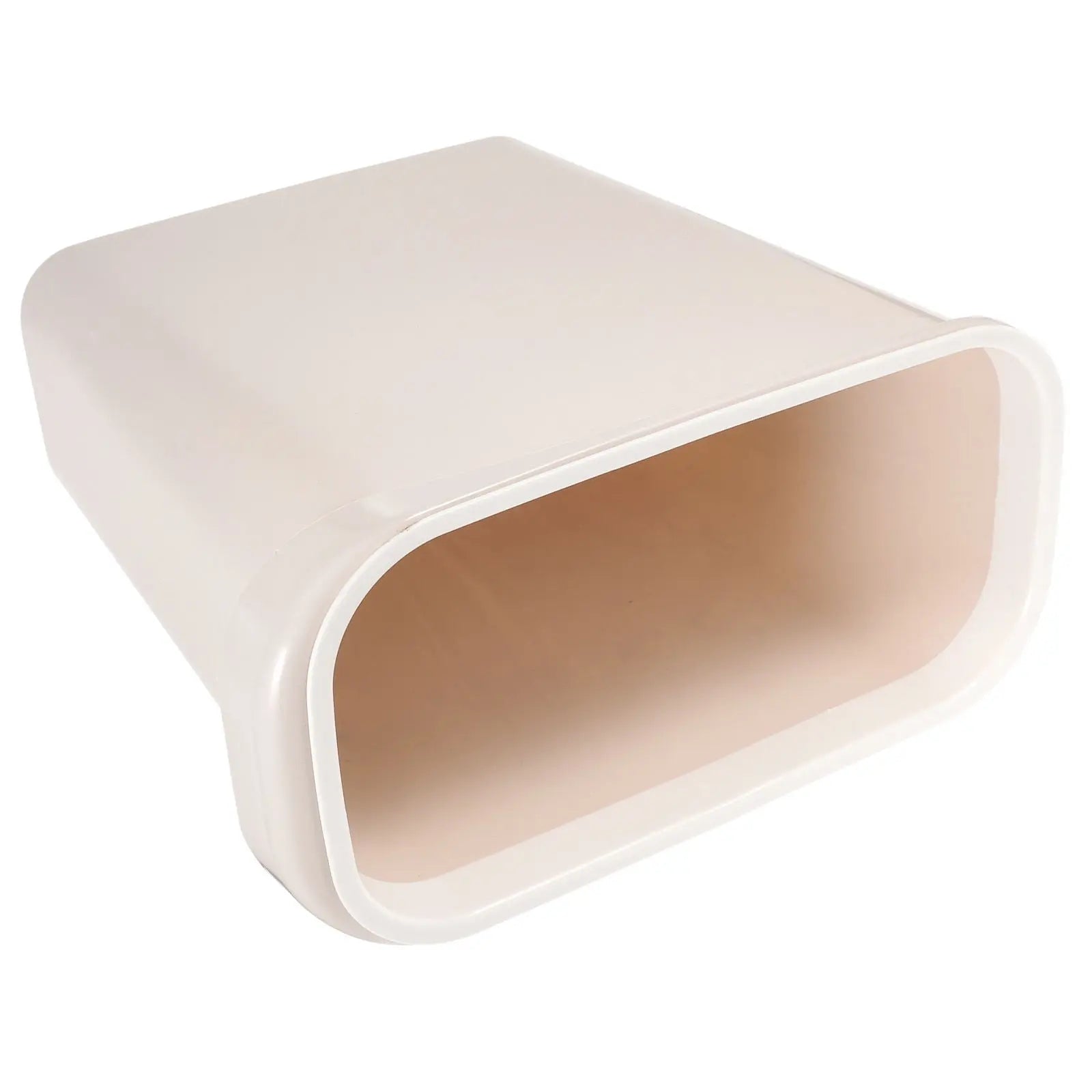 Worgeous White Plastic Trash Can for Home Use Made of Material Great for Small Spaces 13 x 8 0 inches Wholesale Hub
