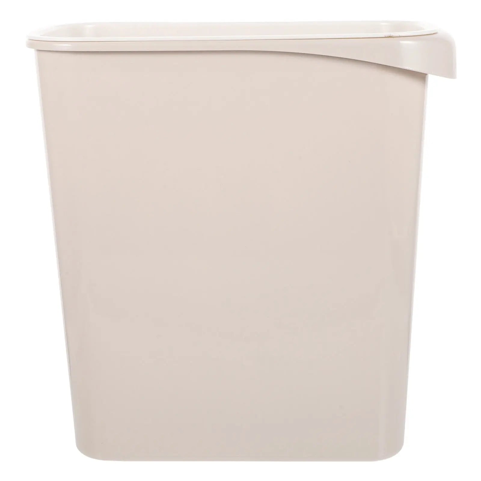 Worgeous White Plastic Trash Can for Home Use Made of Material Great for Small Spaces 13 x 8 0 inches Wholesale Hub