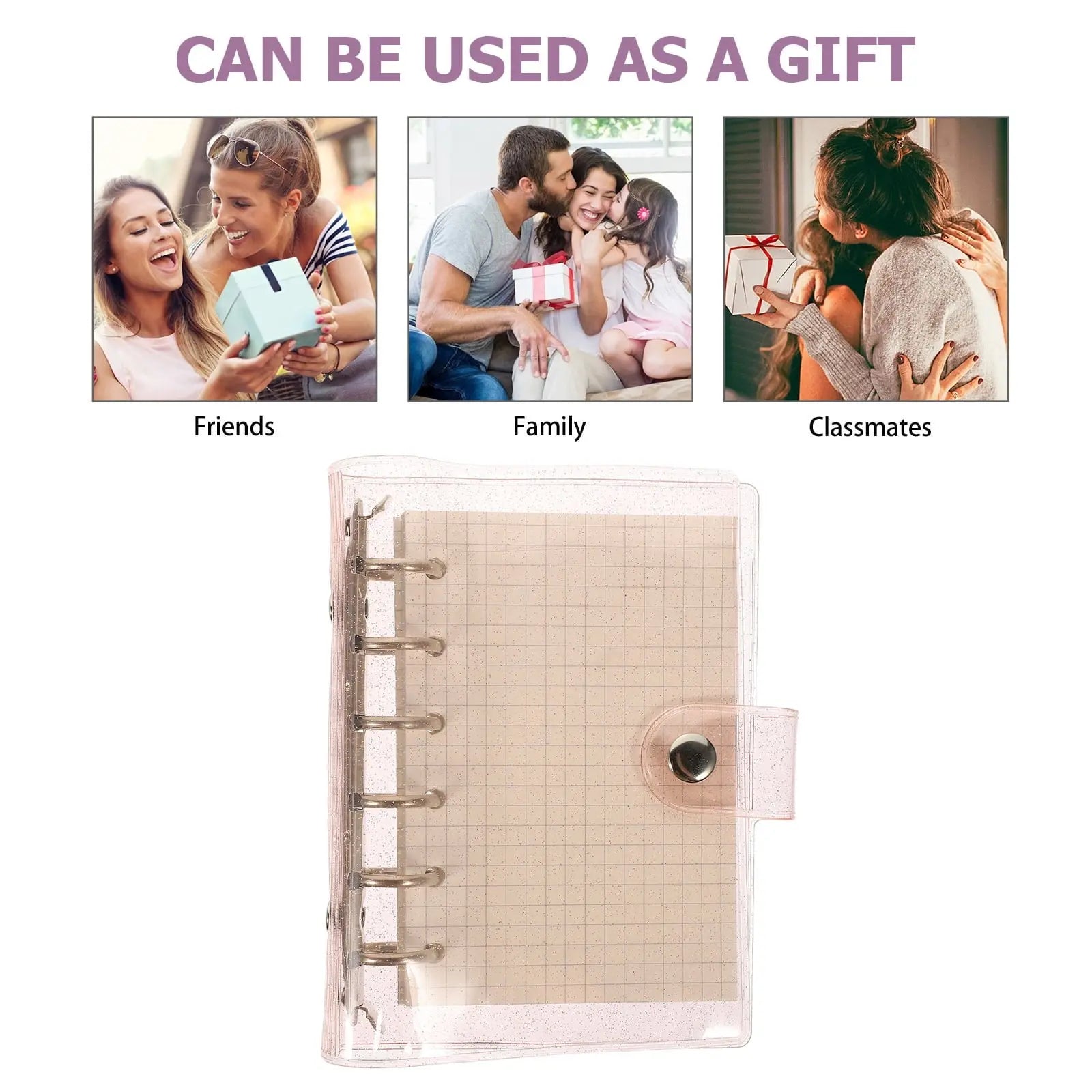 Worgeous Pink Small Notepad with PVC Material for Office Use Lightweight Compact Size 4.5 x 3 Inches Wholesale Hub