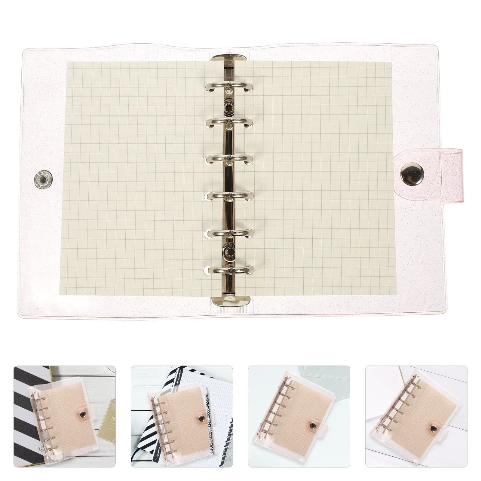 Worgeous Pink Small Notepad with PVC Material for Office Use Lightweight Compact Size 4.5 x 3 Inches Wholesale Hub