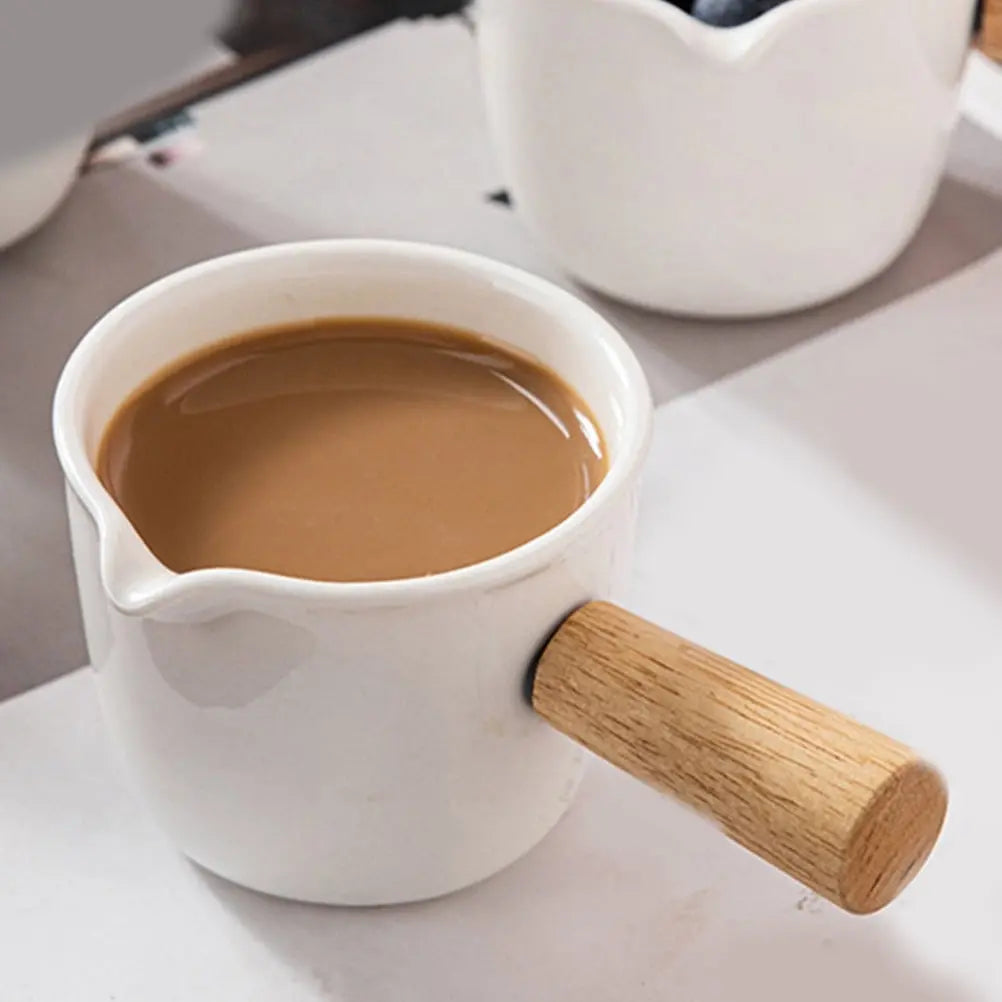 SWETRACE Creamer Cups 2Pcs White Milk Frothing and Cream Dispensing Wholesale Hub