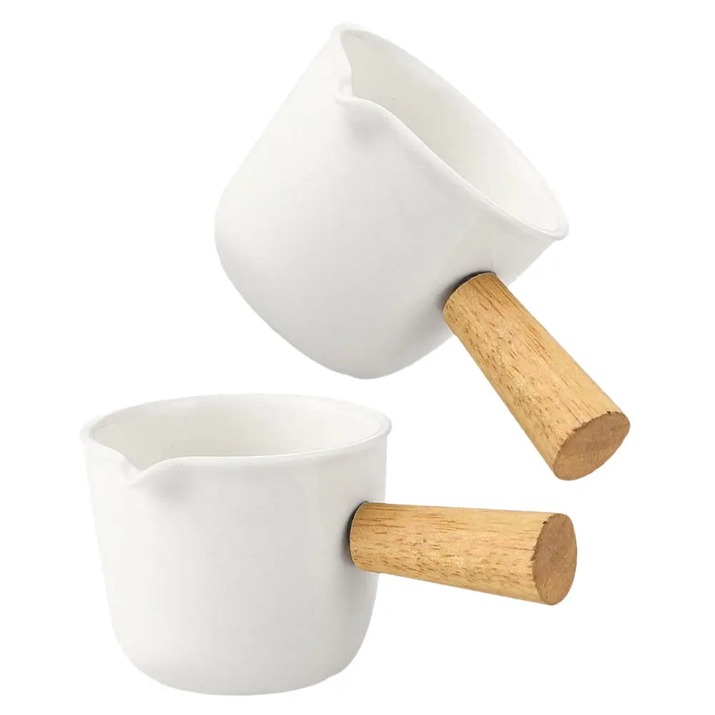 SWETRACE Creamer Cups 2Pcs White Milk Frothing and Cream Dispensing Wholesale Hub