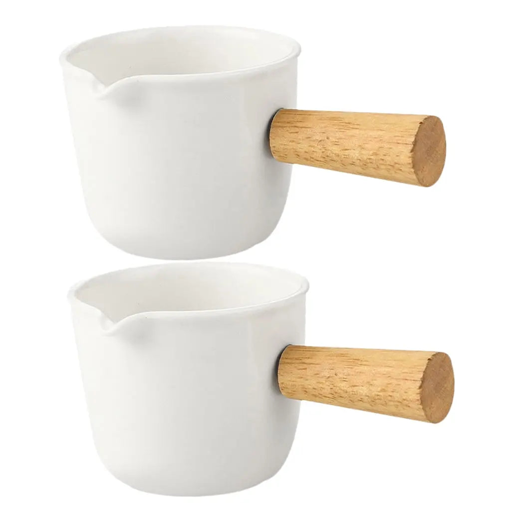 SWETRACE Creamer Cups 2Pcs White Milk Frothing and Cream Dispensing Wholesale Hub