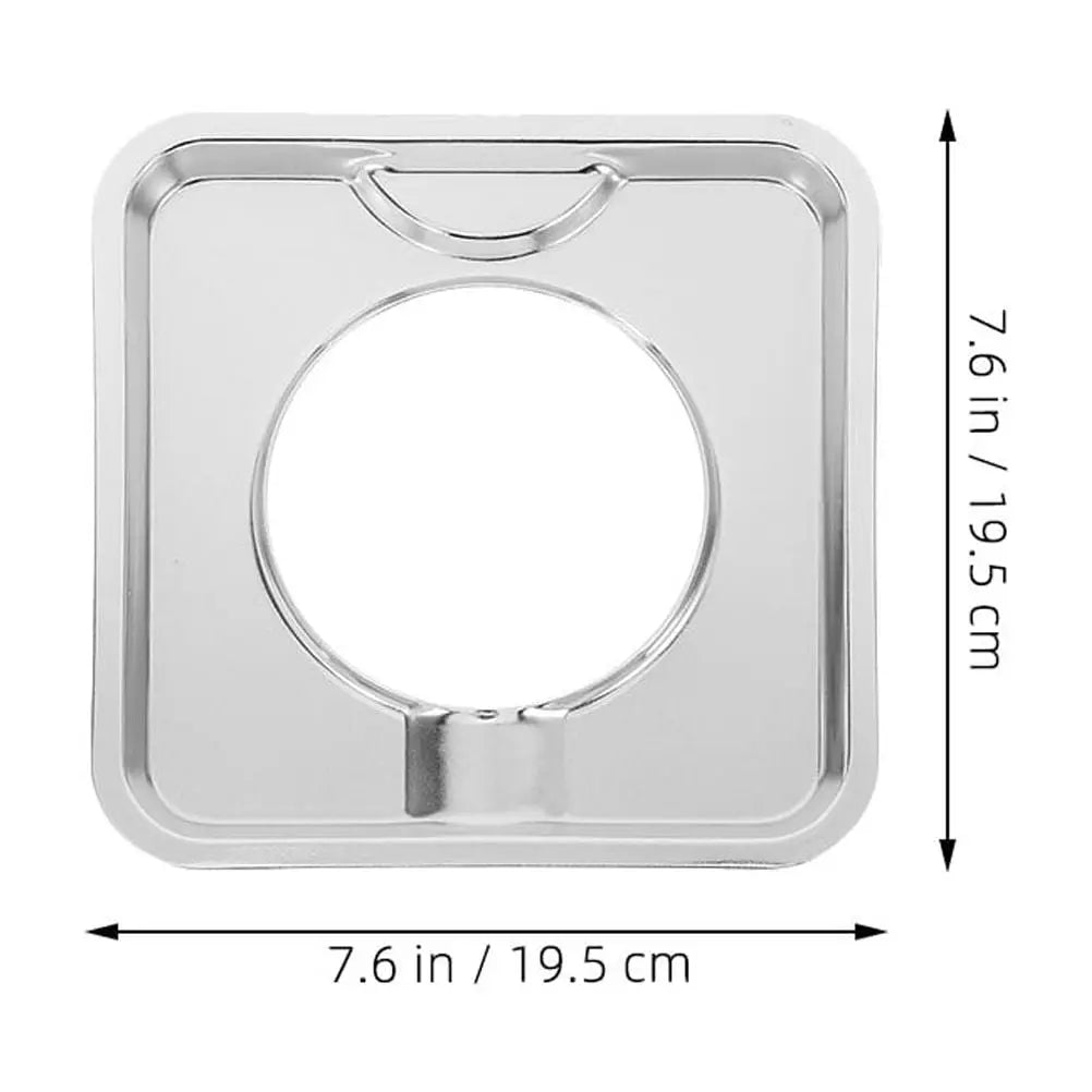 SWETRACE Heavy Duty Square Gas Range Pans 2Pcs Stainless Steel Drip Catching for Cookers Wholesale Hub