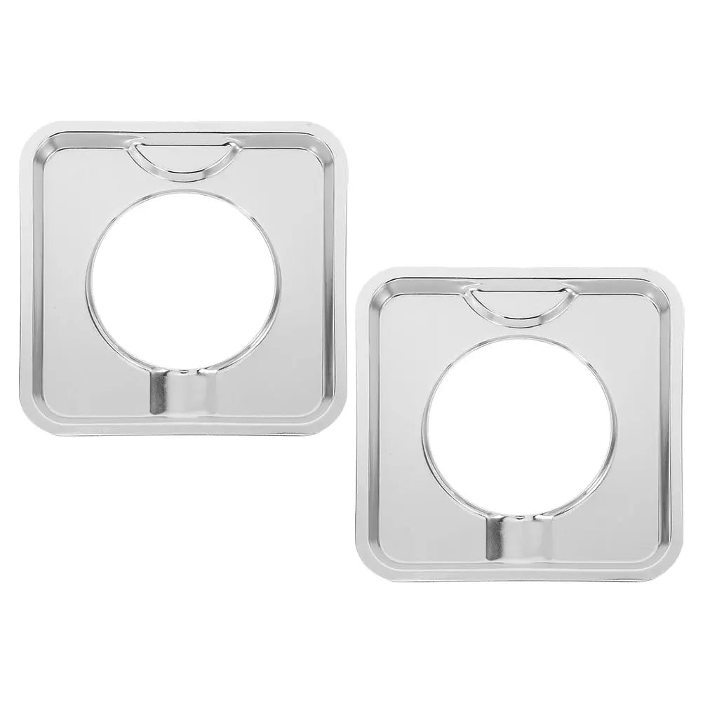 SWETRACE Heavy Duty Square Gas Range Pans 2Pcs Stainless Steel Drip Catching for Cookers Wholesale Hub