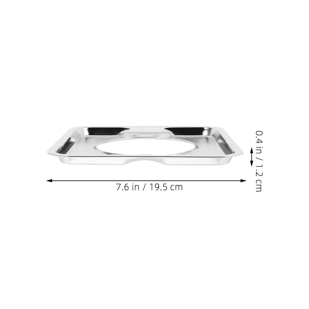 SWETRACE Heavy Duty Square Gas Range Pans 2Pcs Stainless Steel Drip Catching for Cookers Wholesale Hub