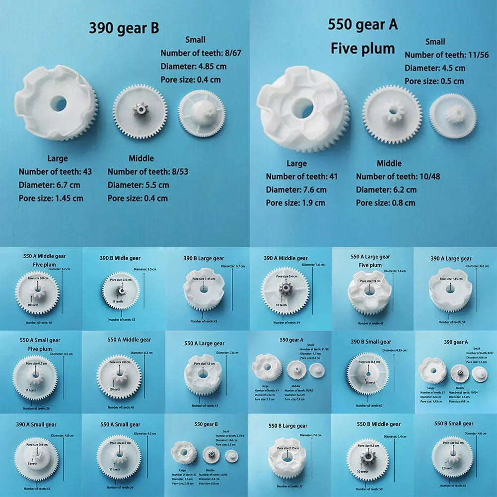 Plastic Gear For Gearbox 550 And 390 ChildrenS Electric Car Kid Ride On Toy 390 B Small Gear Smile Home Wholesale Hub