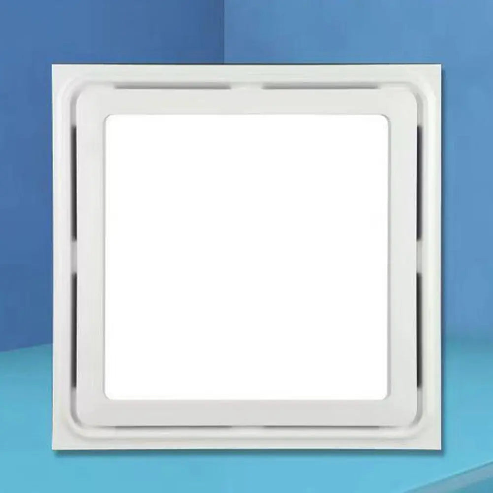 Powerful Bathroom Exhaust Fan With Led Lights 30*30Cm Exhaust Fan White Abs Smile Home Wholesale Hub